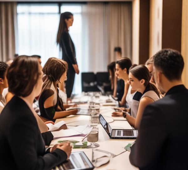 酒店服务礼仪培训图片，培训内容与技巧